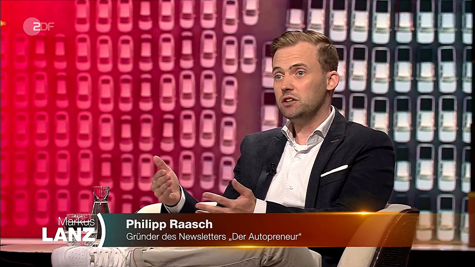 Philipp Raasch zu Gast bei Markus Lanz im ZDF